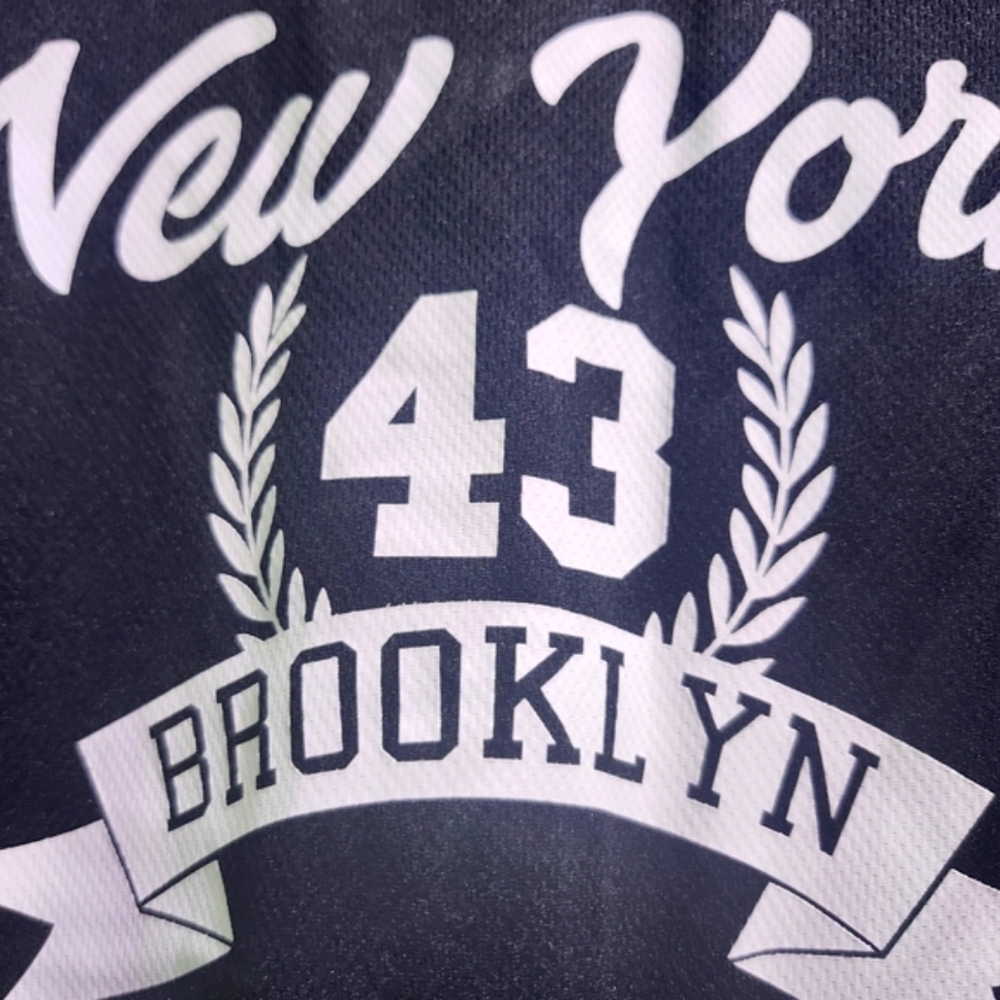 Black and White Button-Up Jersey image 2